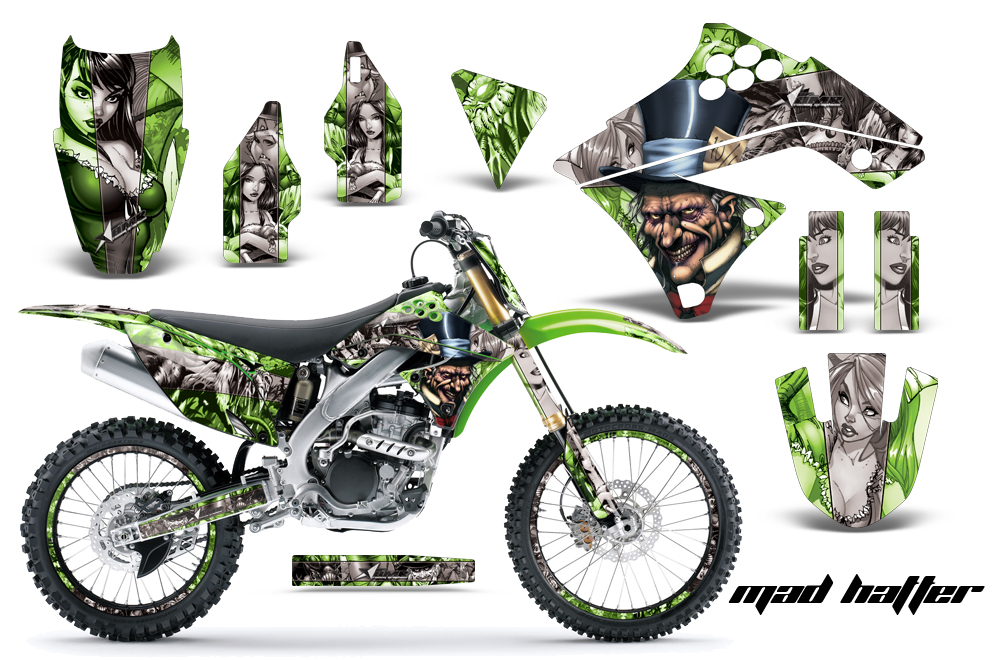 Kawasaki KXF 250 09-10 Graphic Kit MH GS NPs